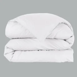 EMINZA Housse de couette percale de coton (140 x 200 cm) Cali he Blanc Best