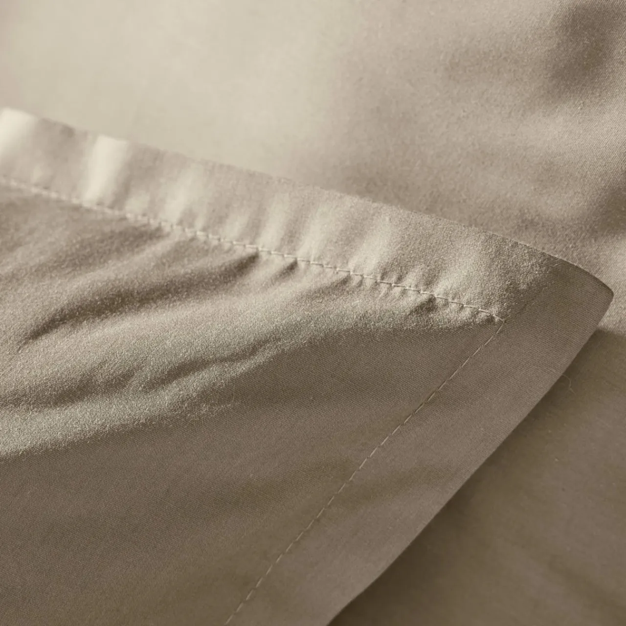 EMINZA Housse de couette percale de coton (200 x 200 cm) Cali Taupe New