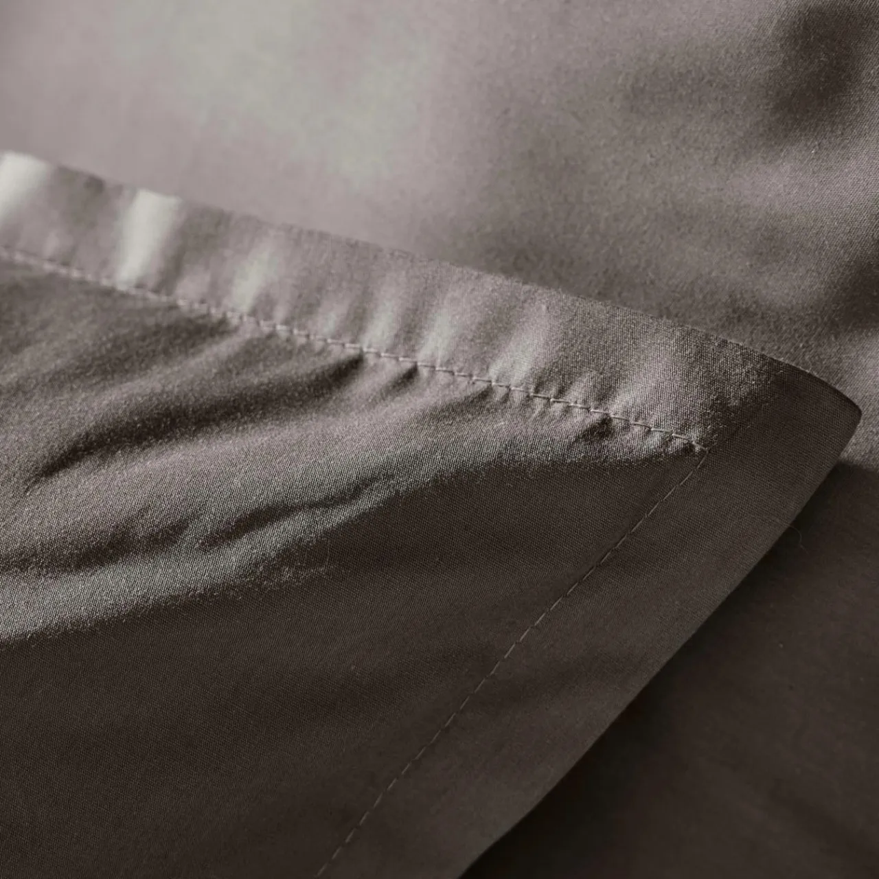 EMINZA Housse de couette percale de coton (200 x 200 cm) Cali Gris Anthracite Online