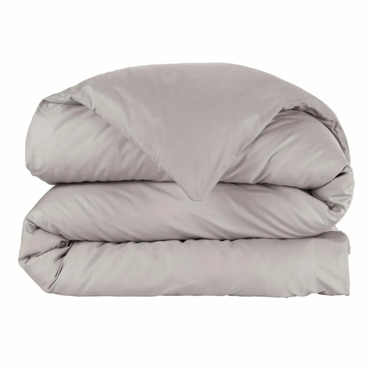 EMINZA Housse de couette percale de coton (240 x 220 cm) Cali Gris clair Best