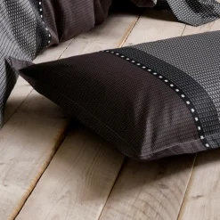 TRADILINGE Housse de couette satin de coton (280 x 240 cm) Enzo e Noir Best