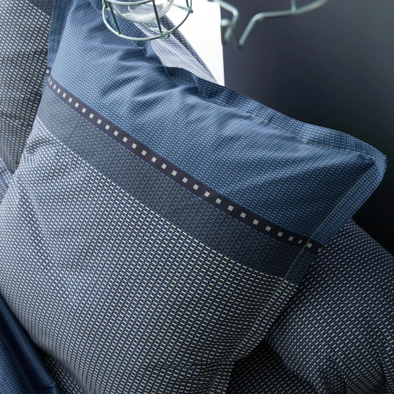 TRADILINGE Housse de couette satin de coton (260 x 240 cm) Enzo e Bleu Discount