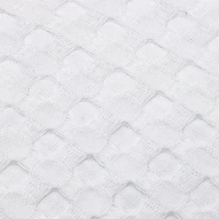 EMINZA Housse de coussin carrée coton nid d'abeille (40 x 40 cm) Maya he Blanc Online