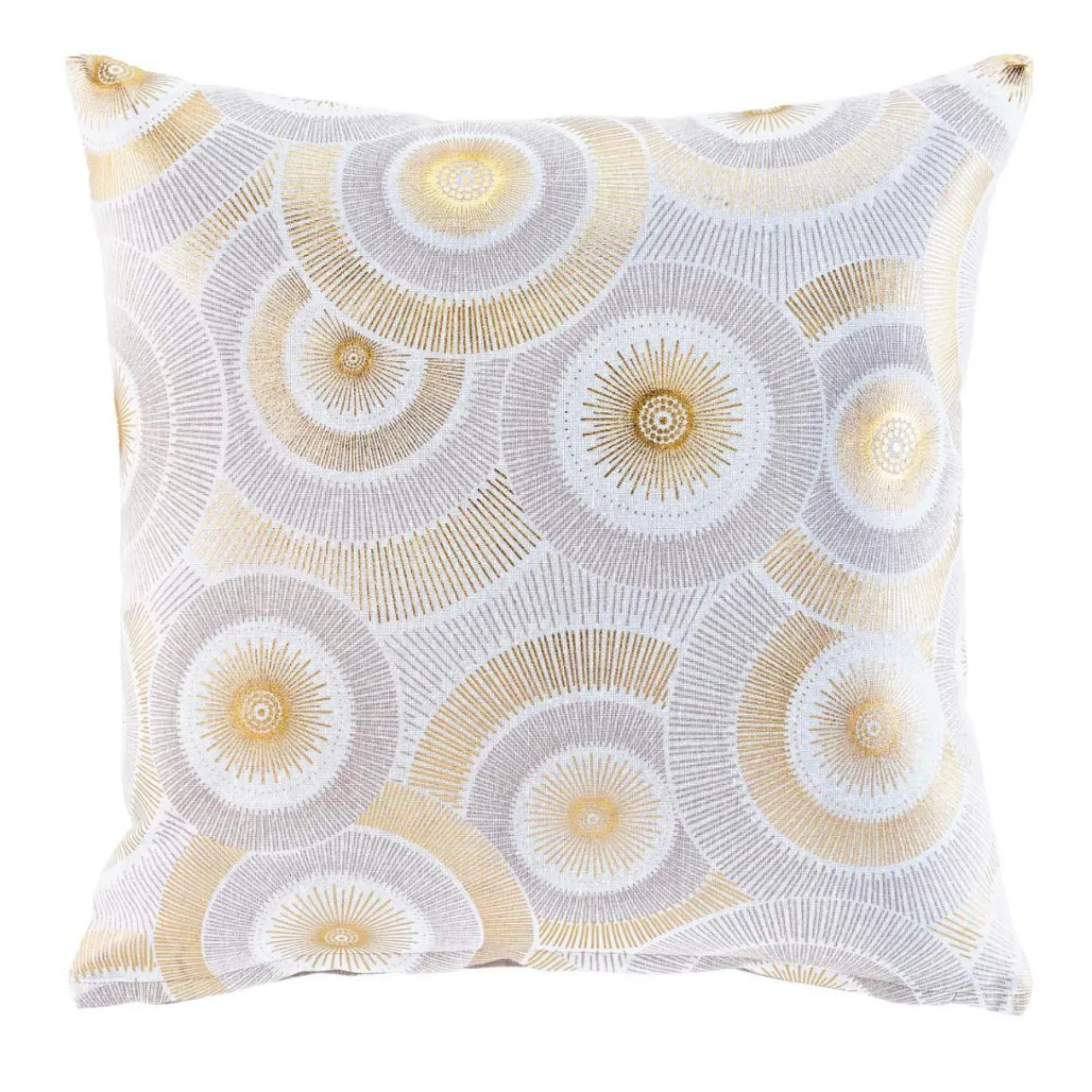 douceur d'intu017drieur Housse de coussin carrée coton (40 x 40 cm) Eclipse Écru Ecru Online