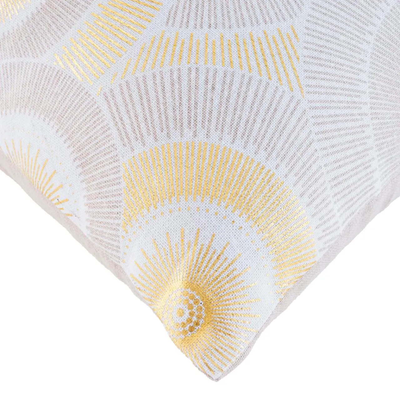 douceur d'intu017drieur Housse de coussin carrée coton (40 x 40 cm) Eclipse Écru Ecru Online