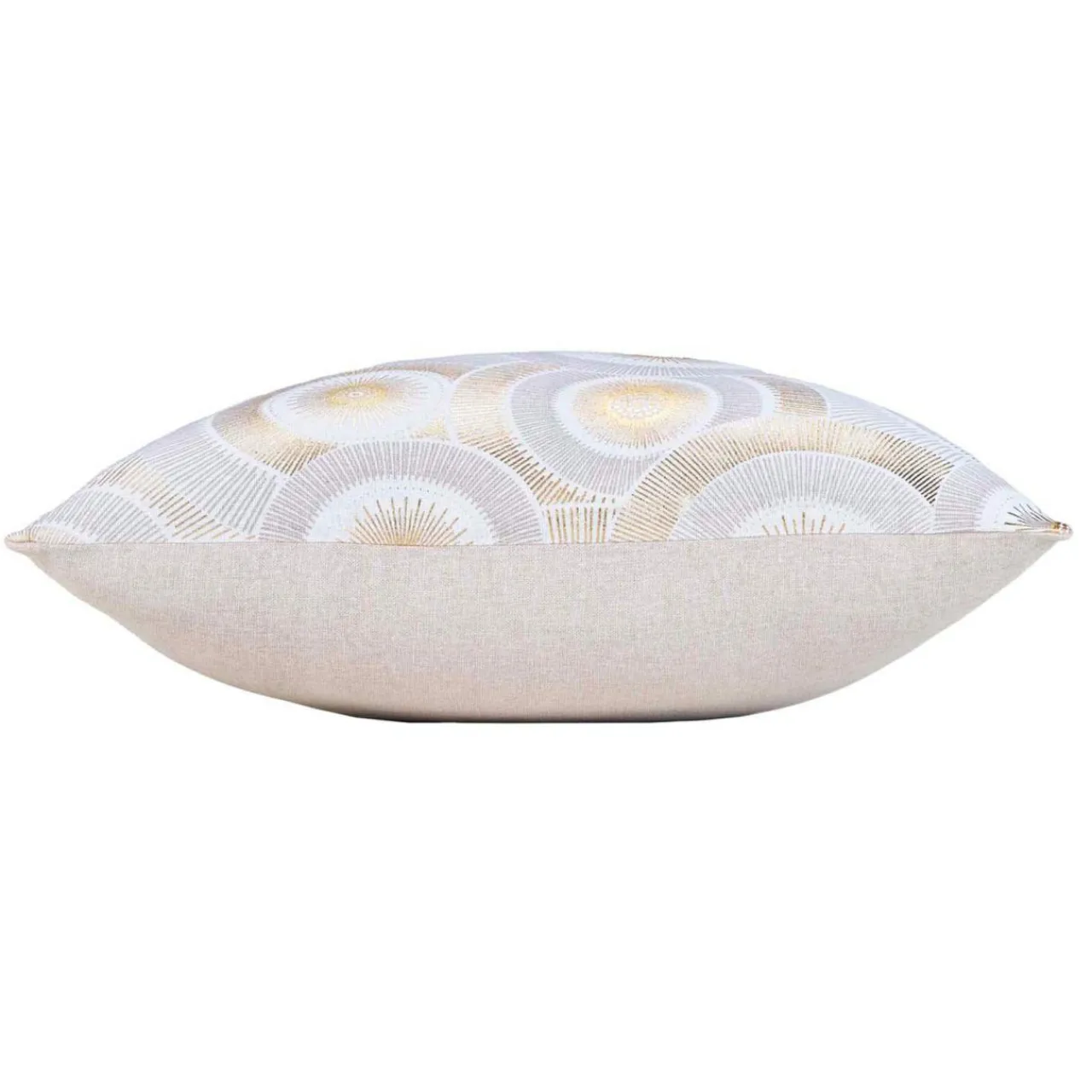 douceur d'intu017drieur Housse de coussin carrée coton (40 x 40 cm) Eclipse Écru Ecru Online