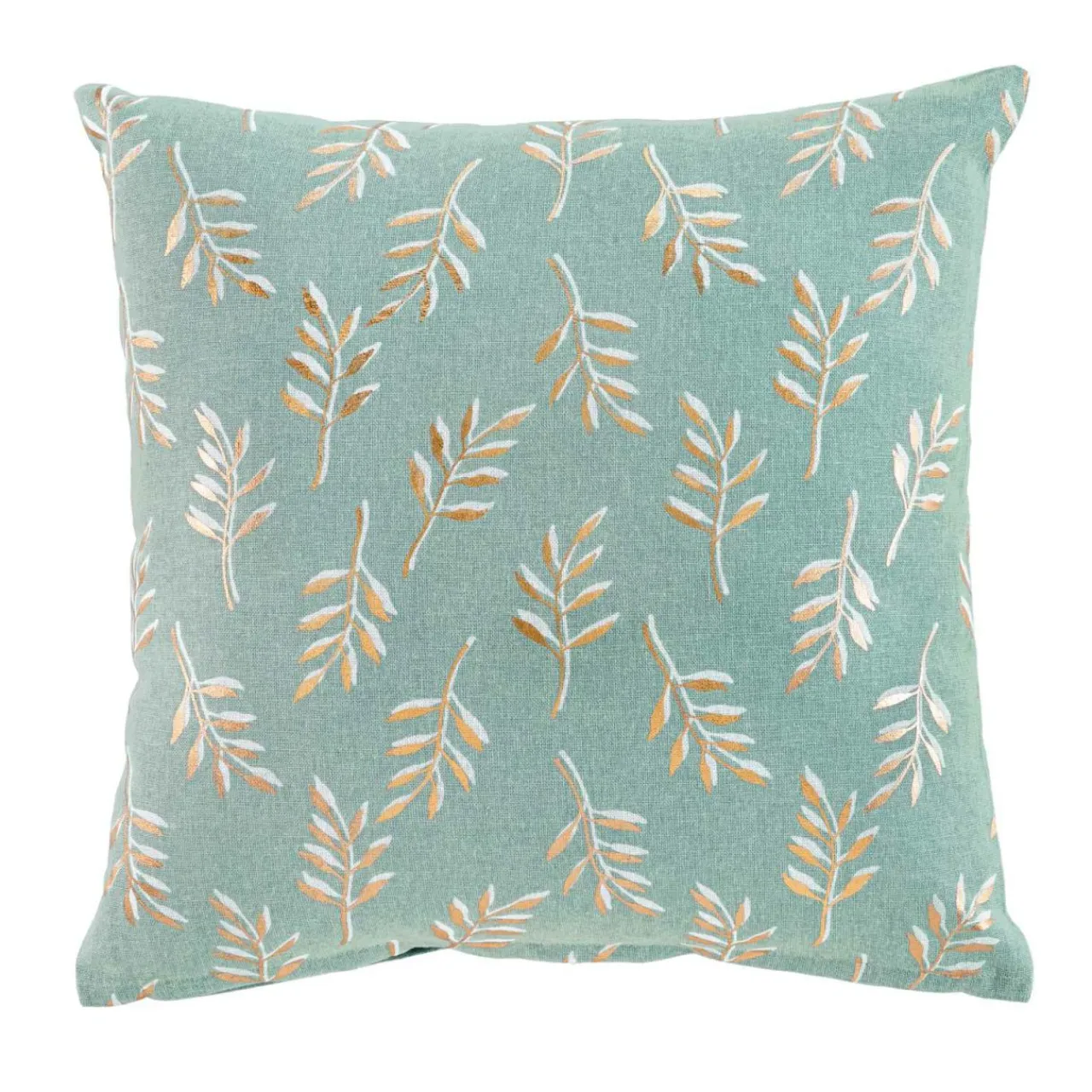 douceur d'intu017drieur Housse de coussin carrée coton (40 x 40 cm) Helira Vert Best
