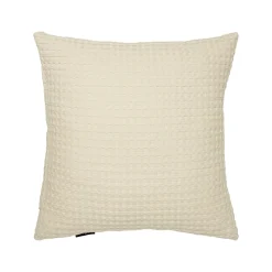 EMINZA Housse de coussin carrée coton nid d'abeille (40 x 40 cm) Maya pampa Beige Outlet
