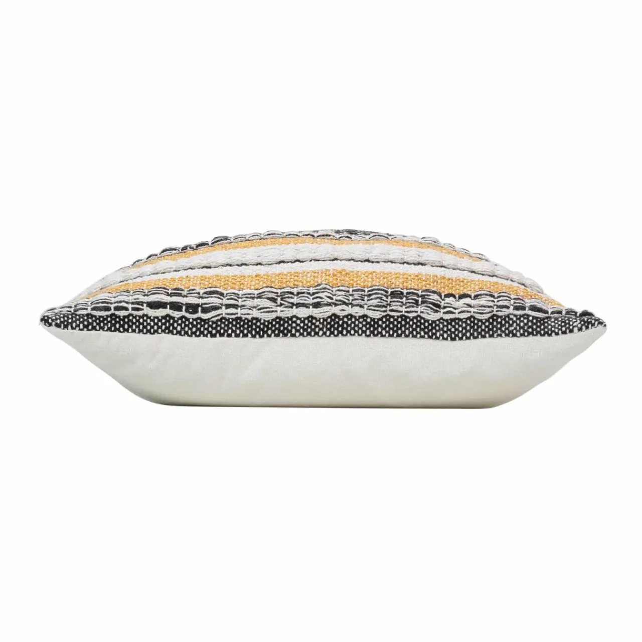 DOUCEUR D'INTERIEUR Housse de coussin carrée coton (40 x 40 cm) Elna Jaune ocre Best