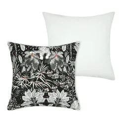 STOF Housse de coussin carrée coton (40 x 40 cm) Bengali e Noir Outlet