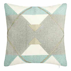 ATMOSPHERA Housse de coussin carrée coton (40 x 40 cm) Geom Or Outlet