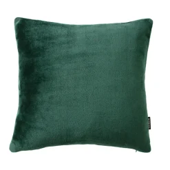 EMINZA Housse de coussin carrée flanelle (60 x 60 cm) Didou e Vert Hot