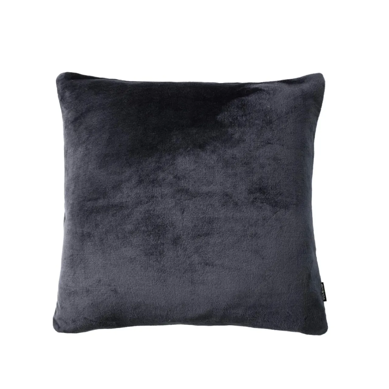 EMINZA Housse de coussin carrée flanelle (45 x 45 cm) Didou Gris Anthracite