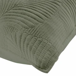 DOUCEUR D'INTERIEUR Housse de coussin carrée microfibre (60 x 60 cm) Palombine Vert kaki New