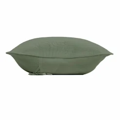 DOUCEUR D'INTERIEUR Housse de coussin carrée microfibre (40 x 40 cm) Palombine Vert kaki Outlet