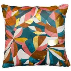 douceur d'intu017drieur Housse de coussin carrée velours (40 x 40 cm) Rosia Multicolore New