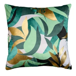 douceur d'intu017drieur Housse de coussin carrée velours (40 x 40 cm) Boréale Vert Online