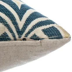 ATMOSPHERA Housse de coussin carrée (40 x 40 cm) Dory e Bleu Hot