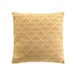 douceur d'intu017drieur Housse de coussin carrée (40 x 40 cm) Echo Jaune ocre Online
