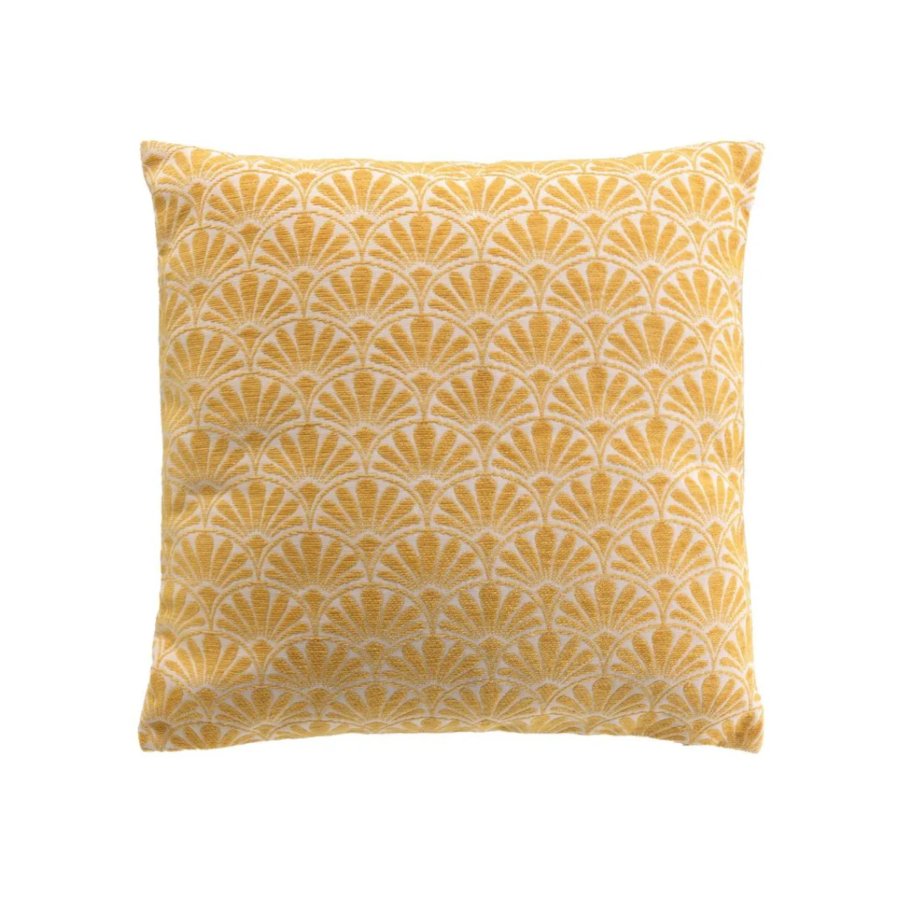 douceur d'intu017drieur Housse de coussin carrée (40 x 40 cm) Echo Jaune ocre Online