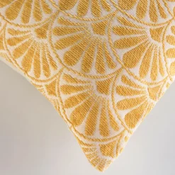 douceur d'intu017drieur Housse de coussin carrée (40 x 40 cm) Echo Jaune ocre Online
