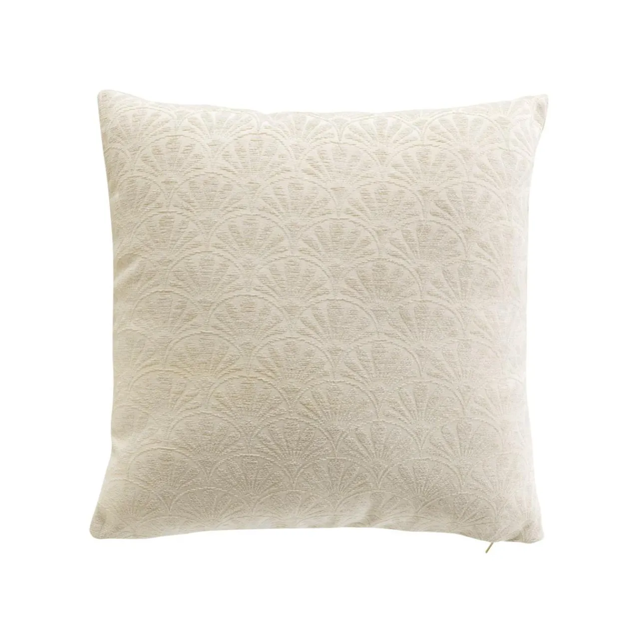 douceur d'intu017drieur Housse de coussin carrée (40 x 40 cm) Echo Ecru Discount