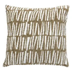 Atmosphera, cru017dateur d'intu017drieur Housse de coussin carrée (40 x 40 cm) Jeni Vert kaki Clearance