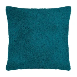 STOF Housse de coussin carrée (40 x 40 cm) Montréal Bleu pétrole