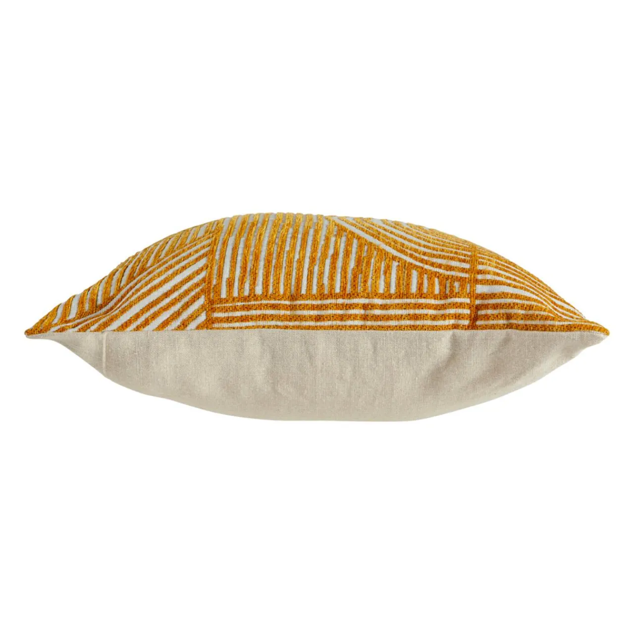 OSTARIA Housse de coussin carrée (40 x 40 cm) Saha Jaune Sale