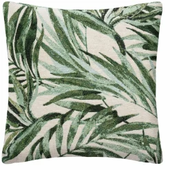 ATMOSPHERA Housse de coussin carrée (40 x 40 cm) Tropic Vert Hot