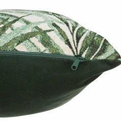 ATMOSPHERA Housse de coussin carrée (40 x 40 cm) Tropic Vert Hot