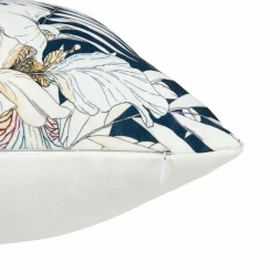 OSTARIA Housse de coussin carrée (40 x 40 cm) Tropical e Bleu Sale