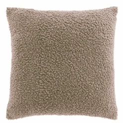 douceur d'intu017drieur Housse de coussin carrée (40 x 40 cm) Woolen Beige Sale