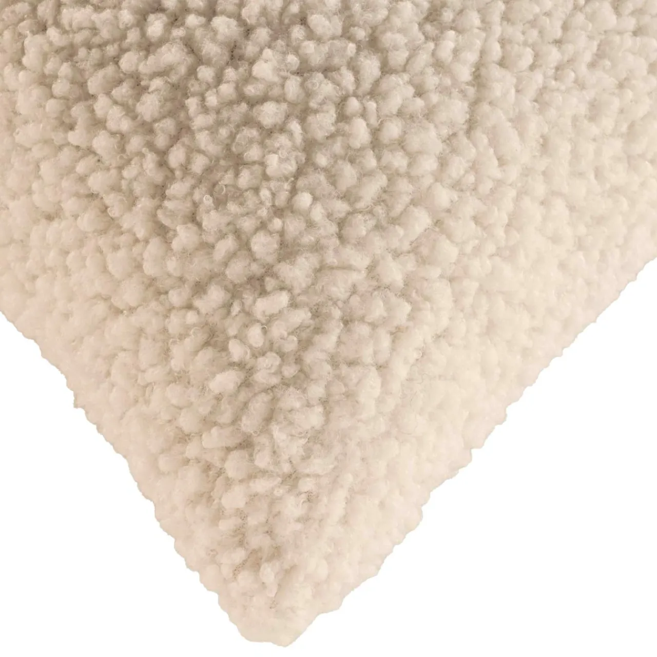 douceur d'intu017drieur Housse de coussin carrée (40 x 40 cm) Woolen Ecru Discount