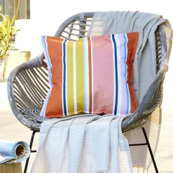 L'effet papillon Housse de coussin extérieur carrée (45 x 45 cm) Bianca Jaune Online