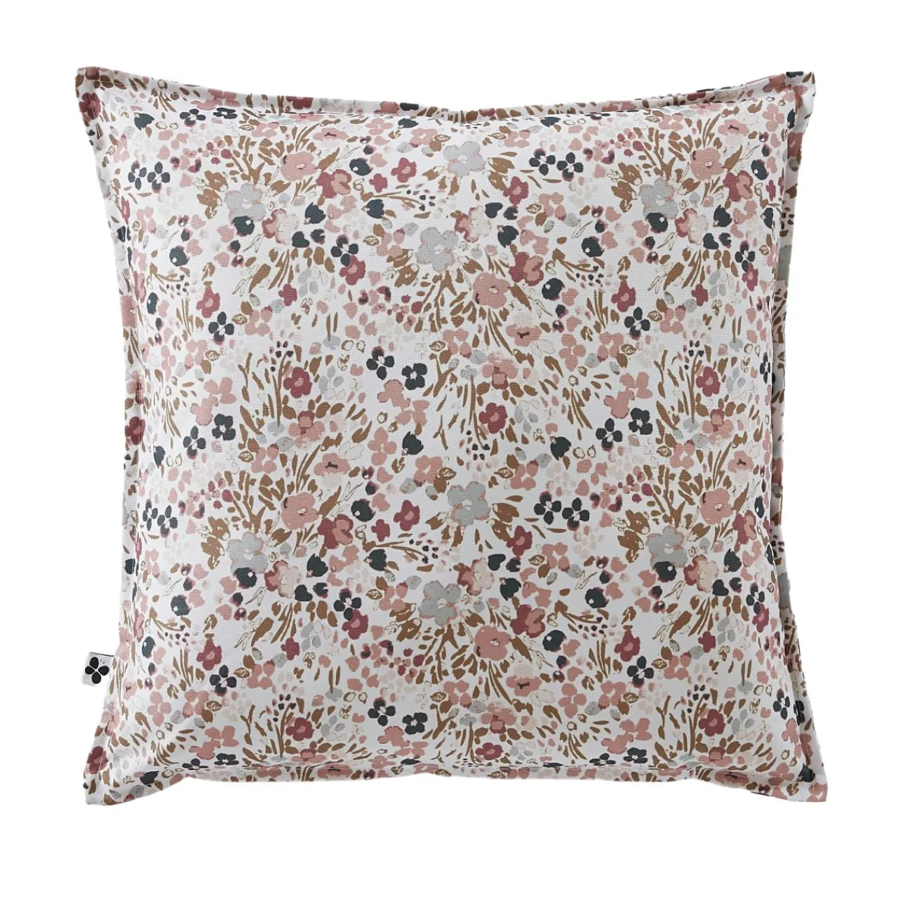L'effet papillon Housse de coussin extérieur carrée (45 x 45 cm) Capucine Beige Clearance