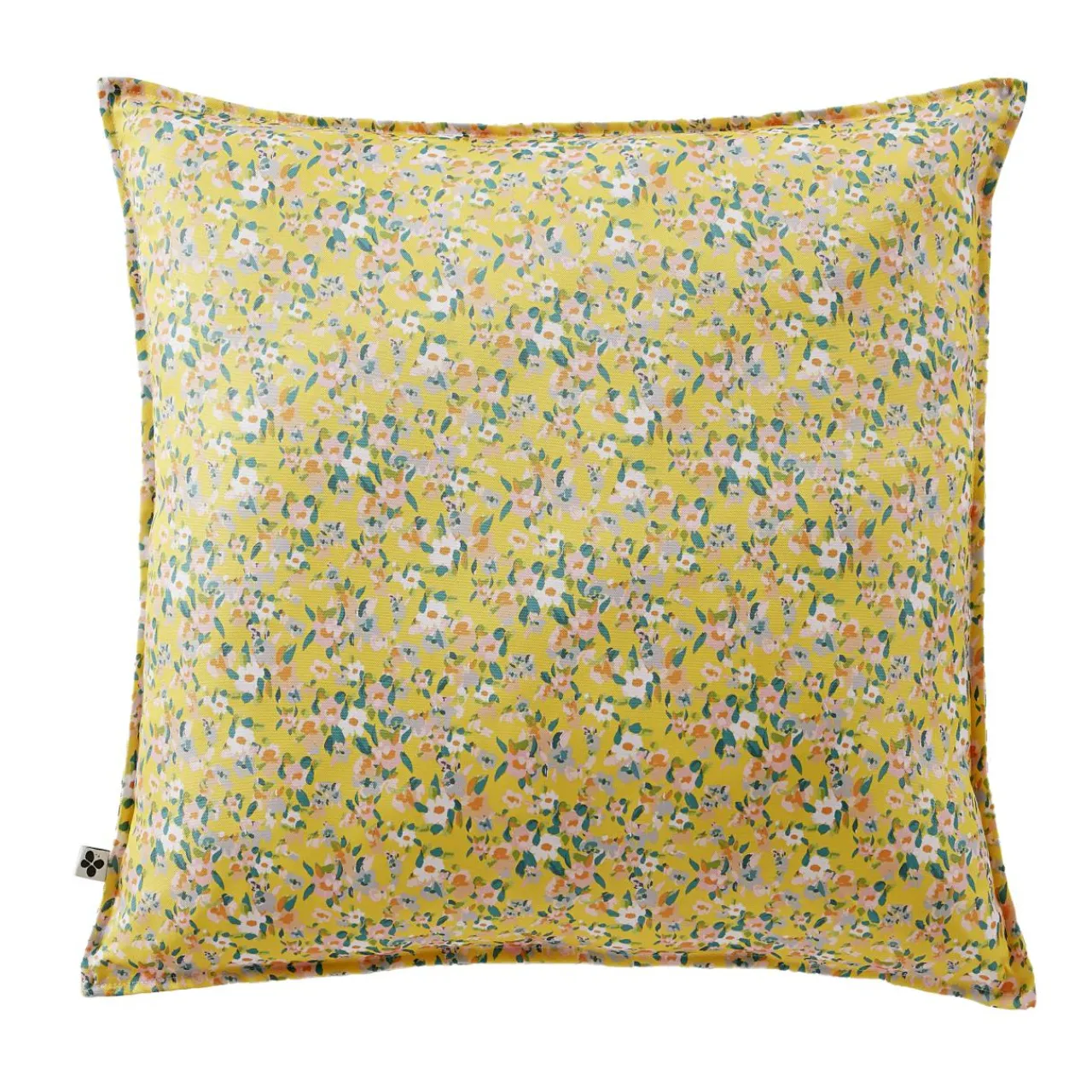 L'effet papillon Housse de coussin extérieur carrée (60 x 60 cm) Manon Jaune Clearance