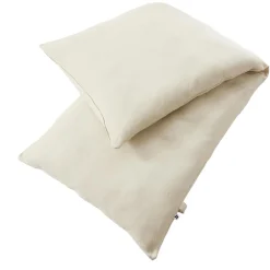 L'effet papillon Housse de coussin pour bain de soleil (190 x 70 cm) Naia Ecru