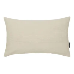 EMINZA Housse de coussin rectangulaire coton tissé (30 x 50 cm) Léa pampa Beige Hot