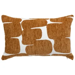 Atmosphera, cru017dateur d'intu017drieur Housse de coussin rectangulaire (30 x 50 cm) Jeni Marron Best