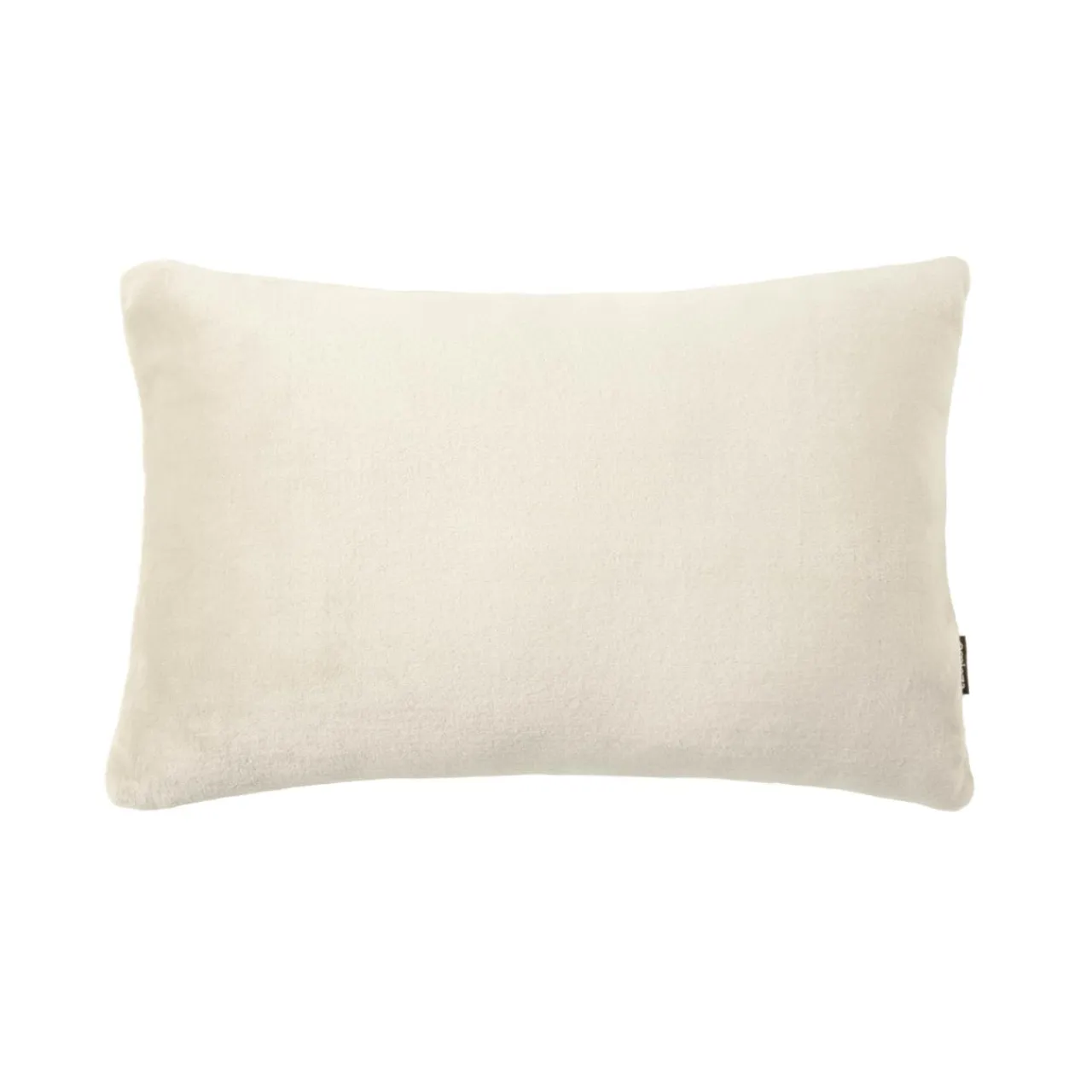 EMINZA Housse de coussin rectangulaire flanelle (40 x 60 cm) Didou grège Beige