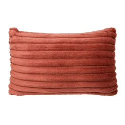 EMINZA Housse de coussin rectangulaire flanelle (30 x 50 cm) Dune Terracotta Online
