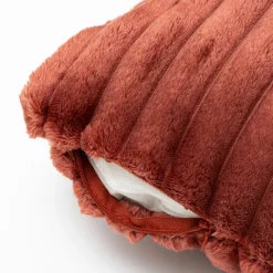 EMINZA Housse de coussin rectangulaire flanelle (30 x 50 cm) Dune Terracotta Online