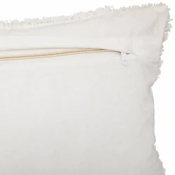 ATMOSPHERA Housse de coussin rectangulaire coton (30 x 50 cm) Rory Ivoire Best