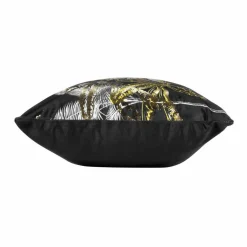 DOUCEUR D'INTERIEUR Housse de coussin rectangulaire velours (30 x 50 cm) Feanor e Noir New