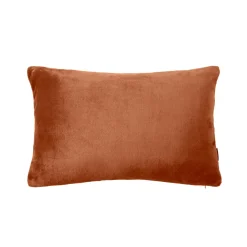 EMINZA Housse de coussin rectangulaire flanelle (40 x 60 cm) Didou Cuivre Hot