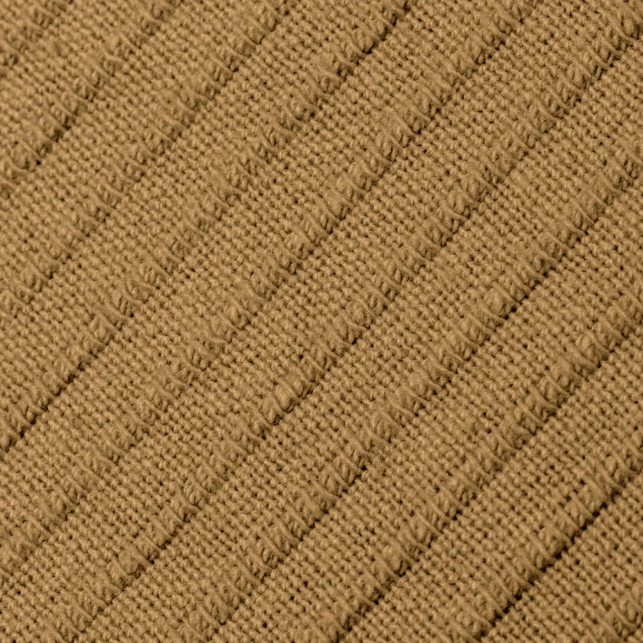 EMINZA Housse de coussin rectangulaire coton tissé (30 x 50 cm) Léa Camel