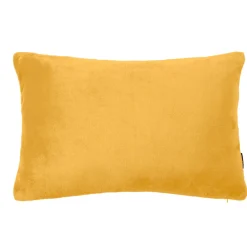 EMINZA Housse de coussin rectangulaire flanelle (40 x 60 cm) Didou Jaune moutarde Best