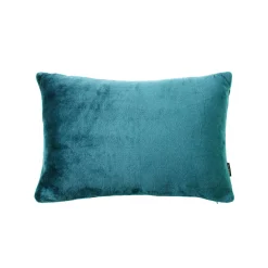 EMINZA Housse de coussin rectangulaire flanelle (40 x 60 cm) Didou Bleu canard Best