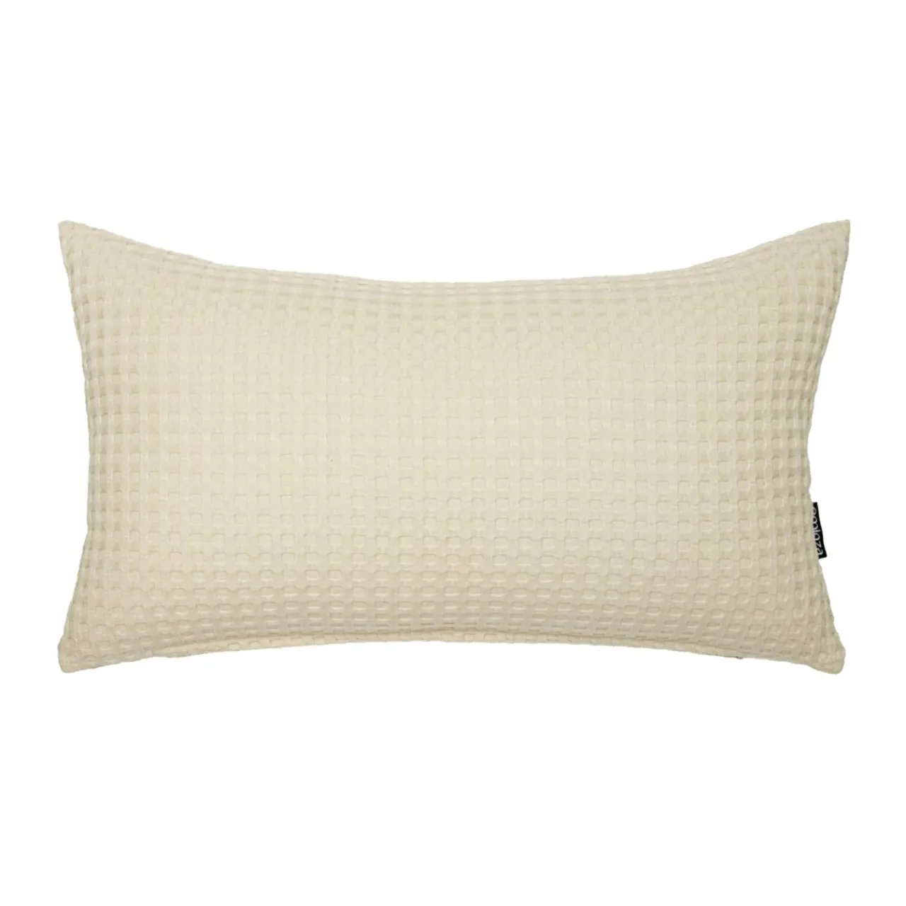 EMINZA Housse de coussin rectangulaire coton nid d'abeille (30 x 50 cm) Maya pampa Beige Best